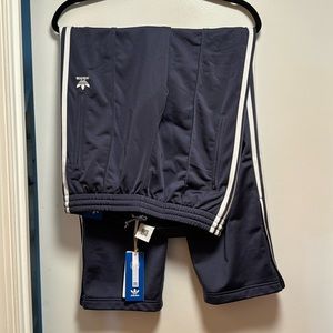 NWT Adidas track pant blue